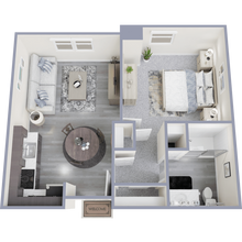 1 Bedroom 247 floor plan